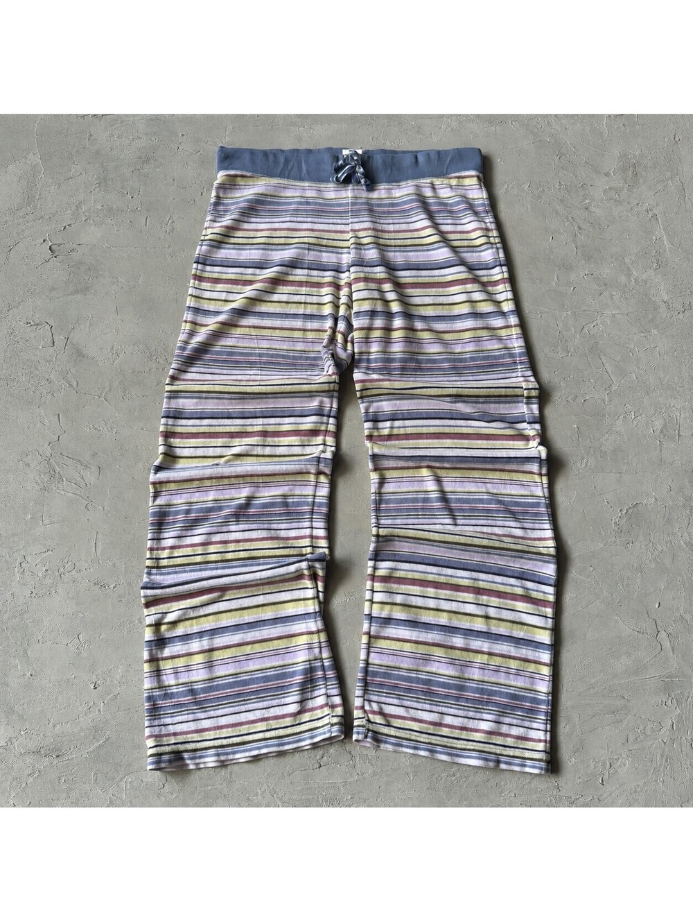 Vintage Y2K Womens Old Navy Kidcore Striped Velour Sweatpants S